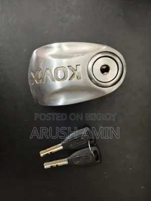KOVIX মোটরসাইকেল ডিস্ক লক ২টি চাবিসহ
