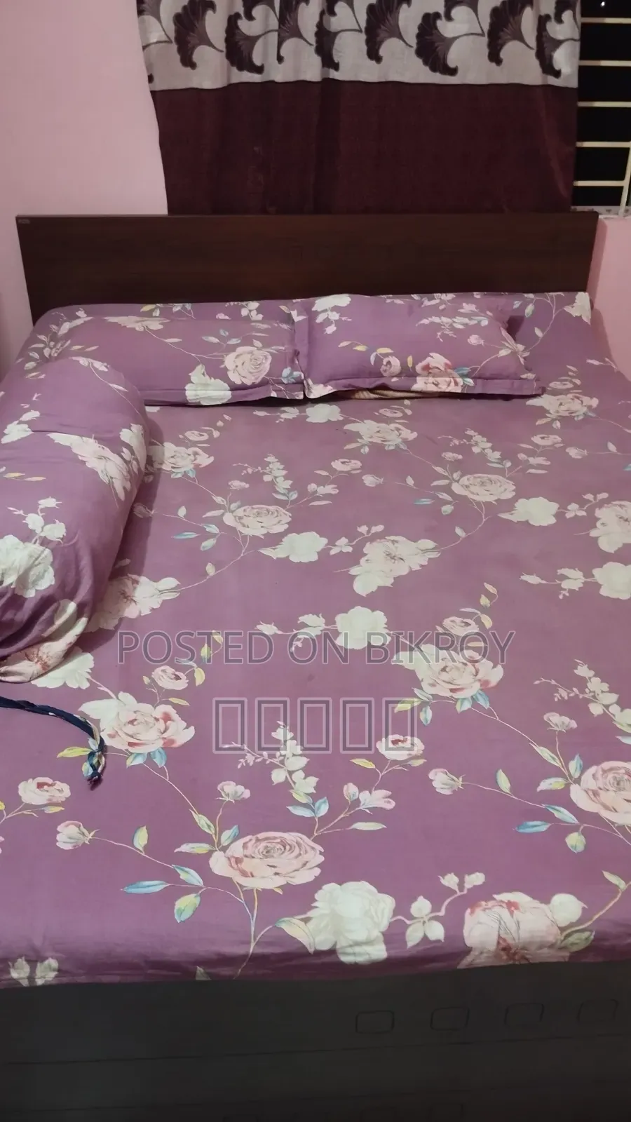An MFC Board bed and wardrobe will be sold