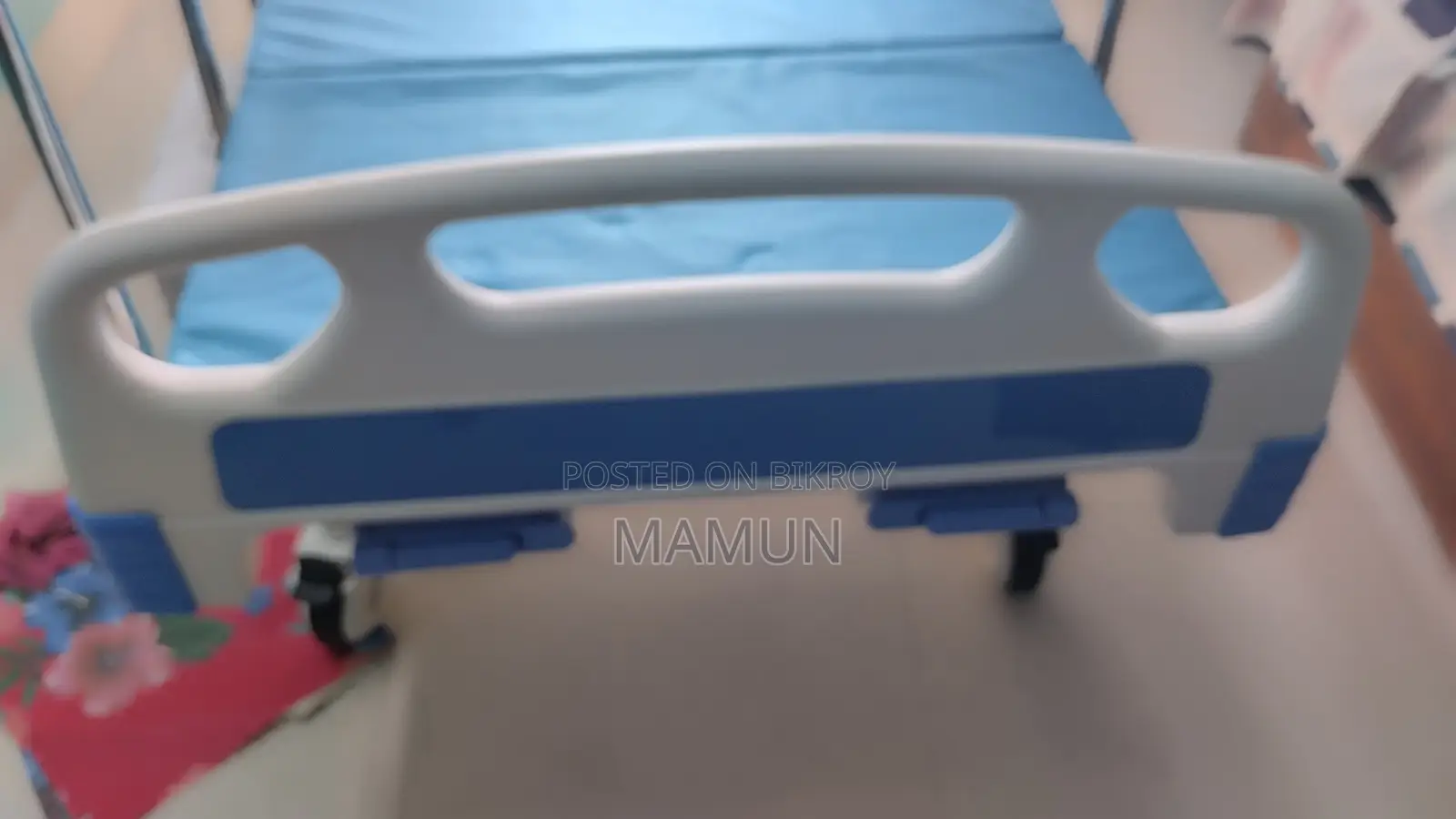 Two Function Manual Hospital Bed With Mattress