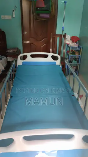 Two Function Manual Hospital Bed With Mattress
