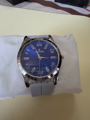 Sunburst Blue-Dial Magnetic Lock Watch