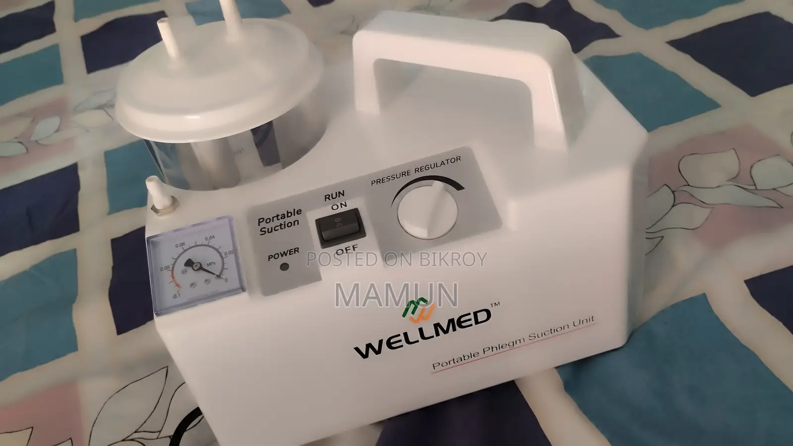 Wellmed Portable Phlegm Suction Machine