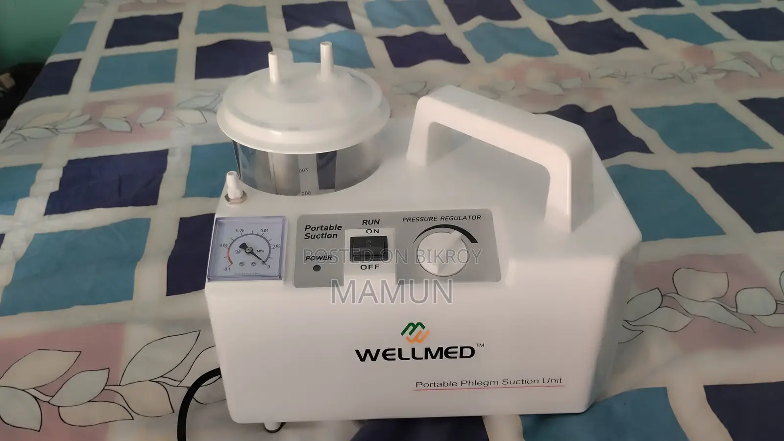 Wellmed Portable Phlegm Suction Machine