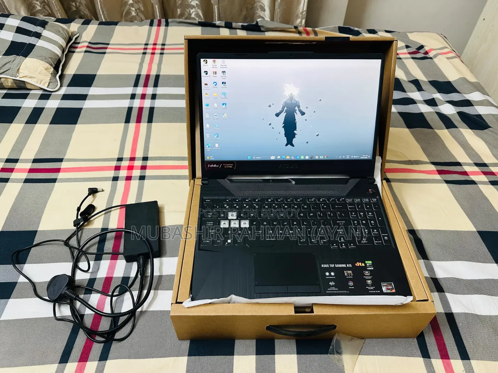 New Laptop Asus TUF Gaming A15 8GB AMD Ryzen 7 SSD 512GB