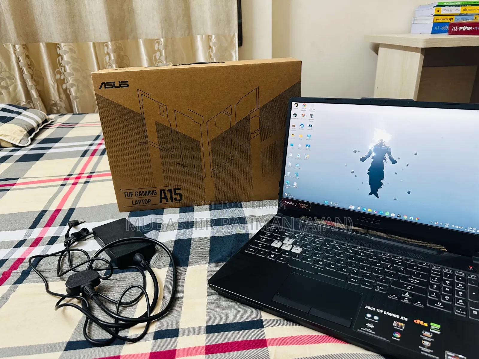 New Laptop Asus TUF Gaming A15 8GB AMD Ryzen 7 SSD 512GB