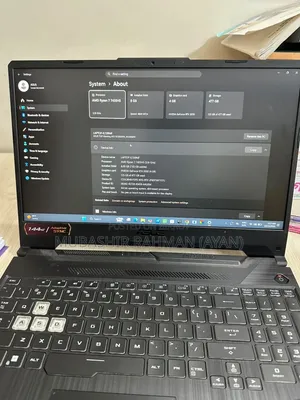 New Laptop Asus TUF Gaming A15 8GB AMD Ryzen 7 SSD 512GB