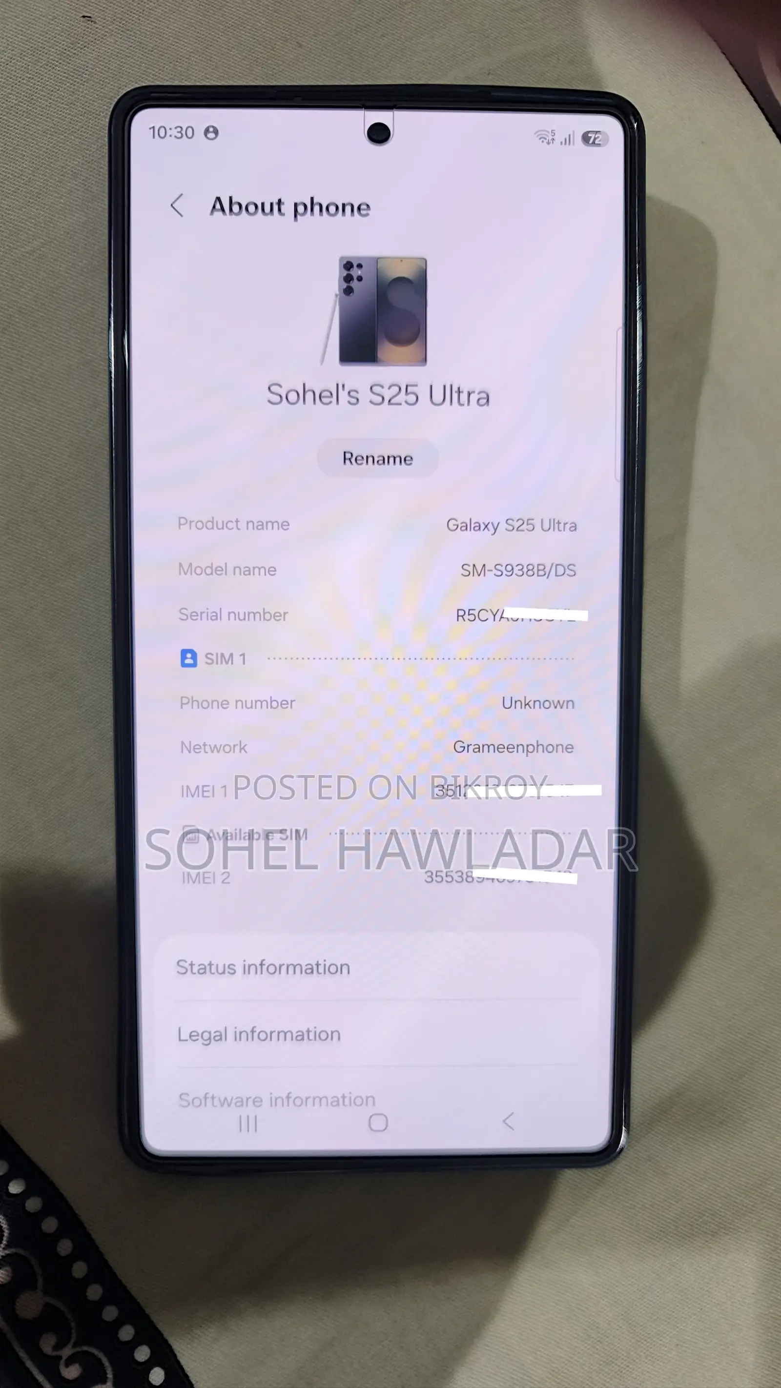 Samsung Galaxy S25 Ultra 512 GB Black