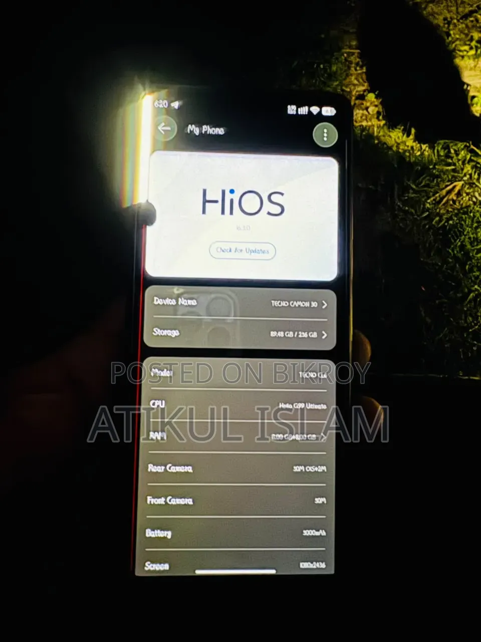 টেকনো ক্যামন ৩০ ২৫৬ জিবি