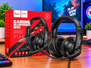 Hoco W103 Wired Gaming Headset With HD Mic and Deep Bass