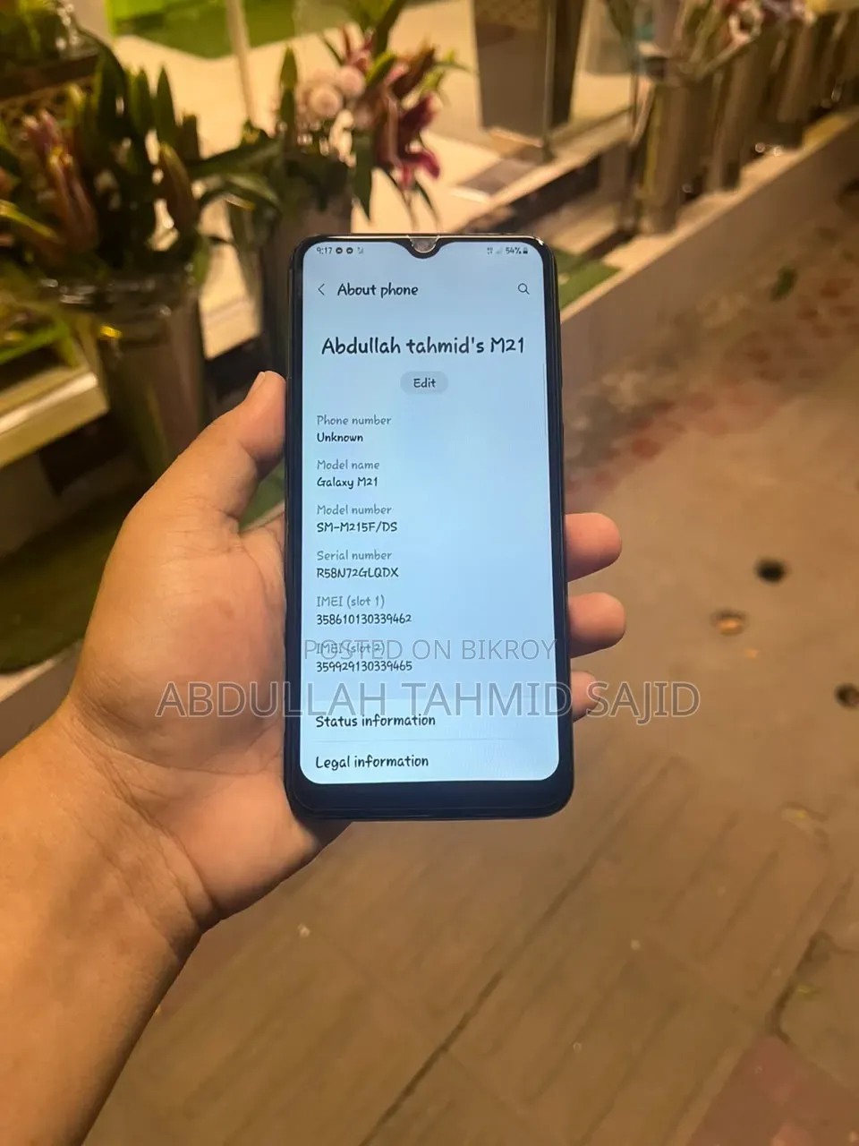 Samsung Galaxy M21 128 GB Blue