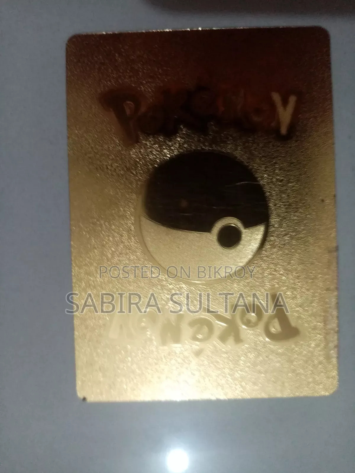 Original Charizard Golden Card