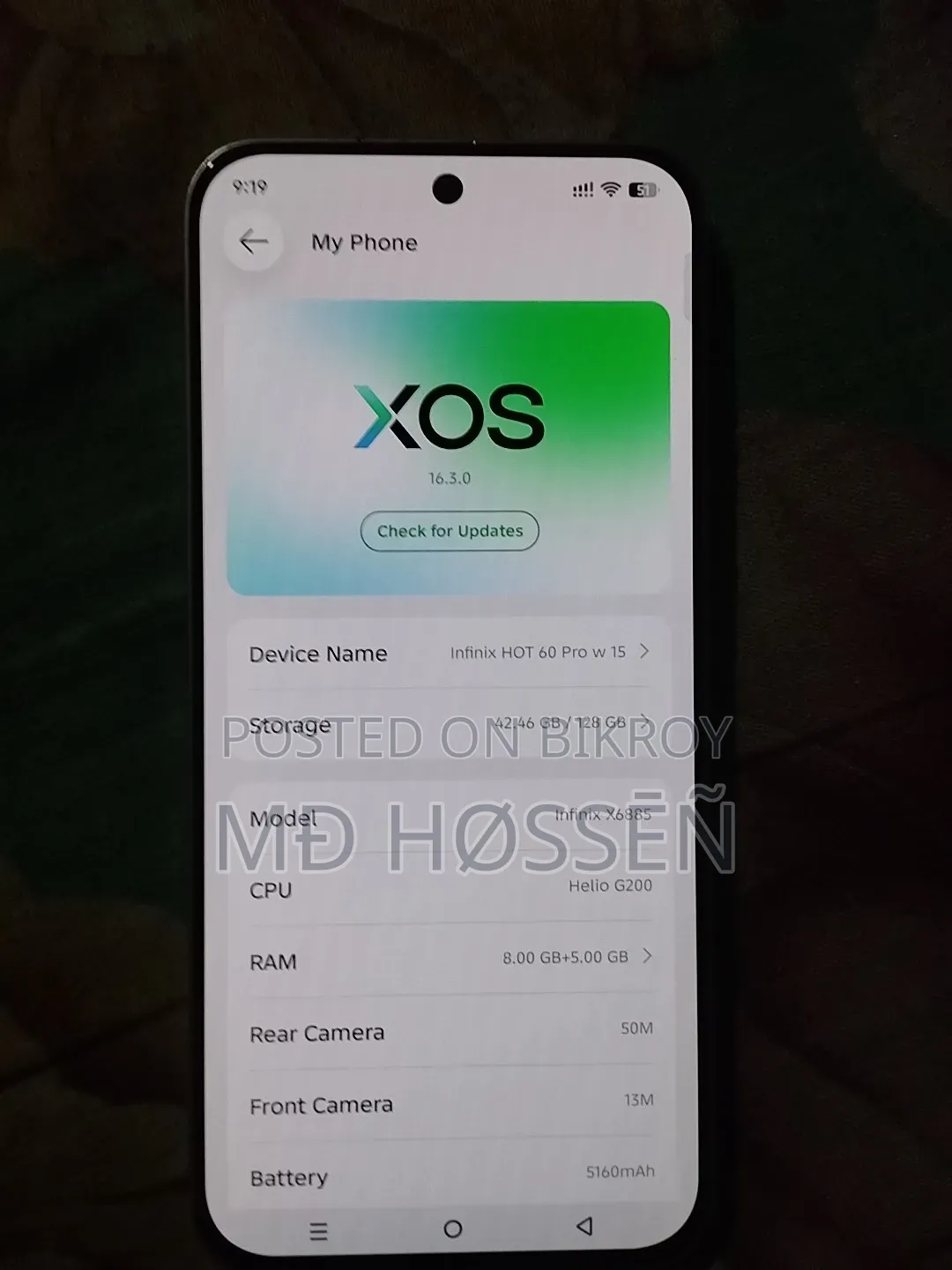 Infinix Hot 60 Pro 128 GB