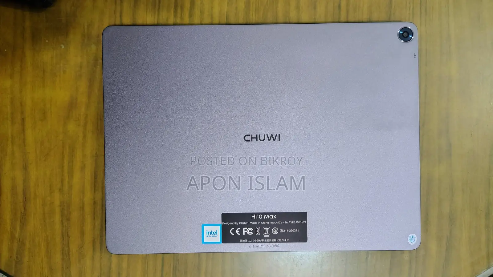 Laptop Chuwi 12GB Intel SSD 512GB