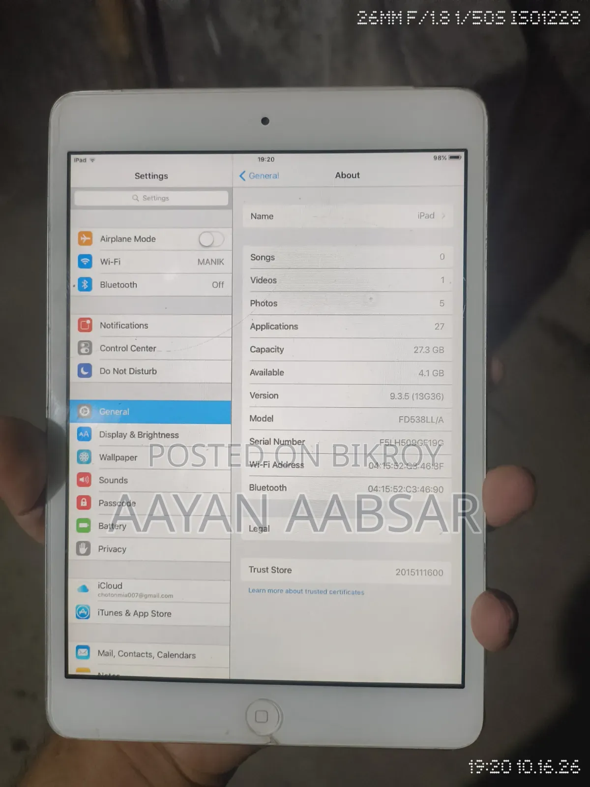 Apple iPad Wi-Fi 32 GB Silver