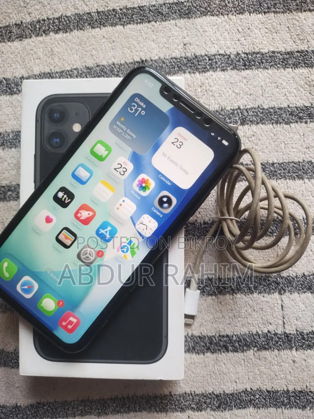 অ্যাপল আইফোন ১১ ৬৪ জিবি ব্ল্যাক