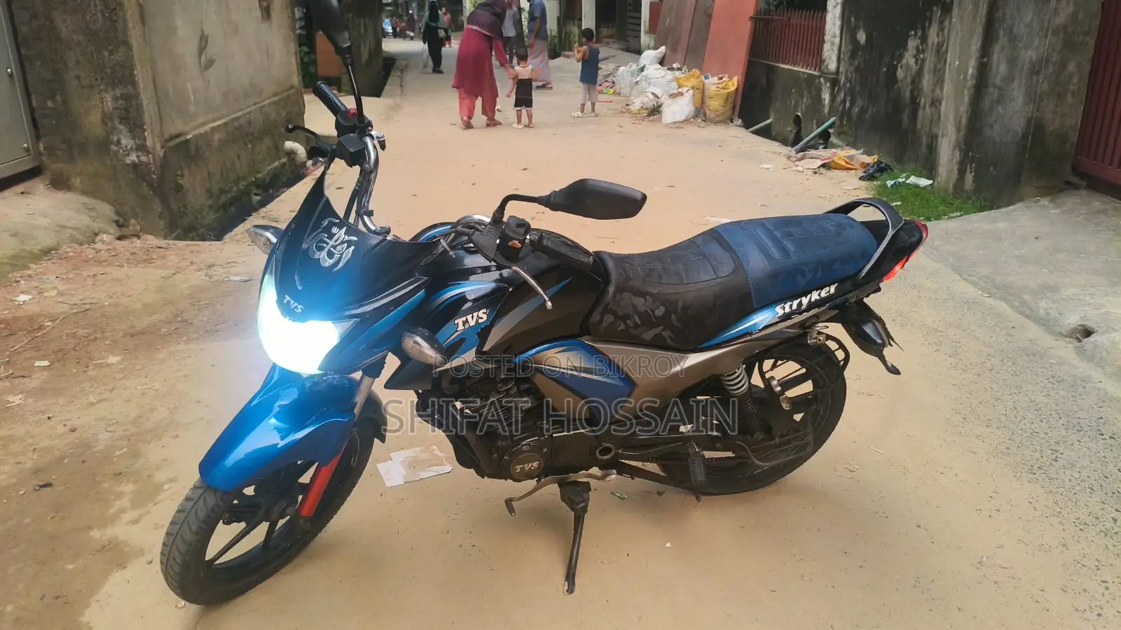 TVS Stryker 125 2018 Blue