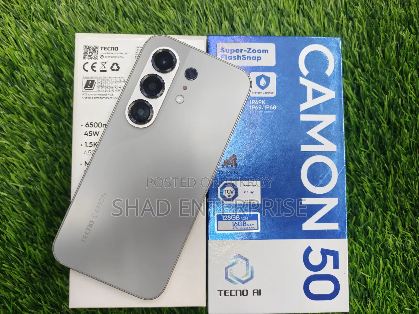 Tecno Camon 50 256 GB Silver