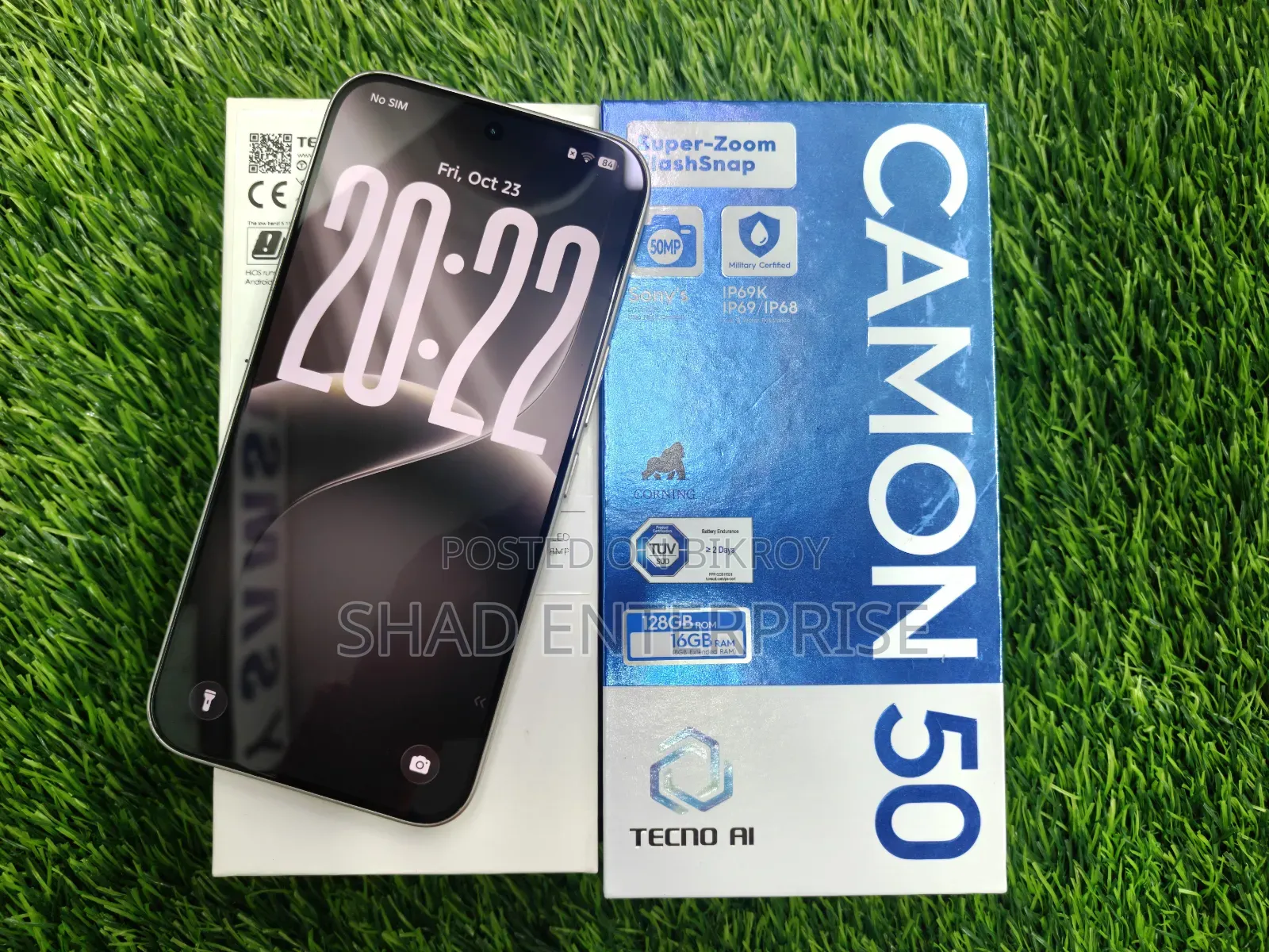 Tecno Camon 50 256 GB Silver