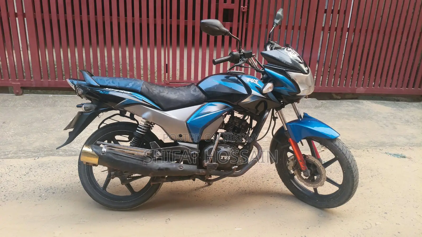 TVS Stryker 125 2018 Blue