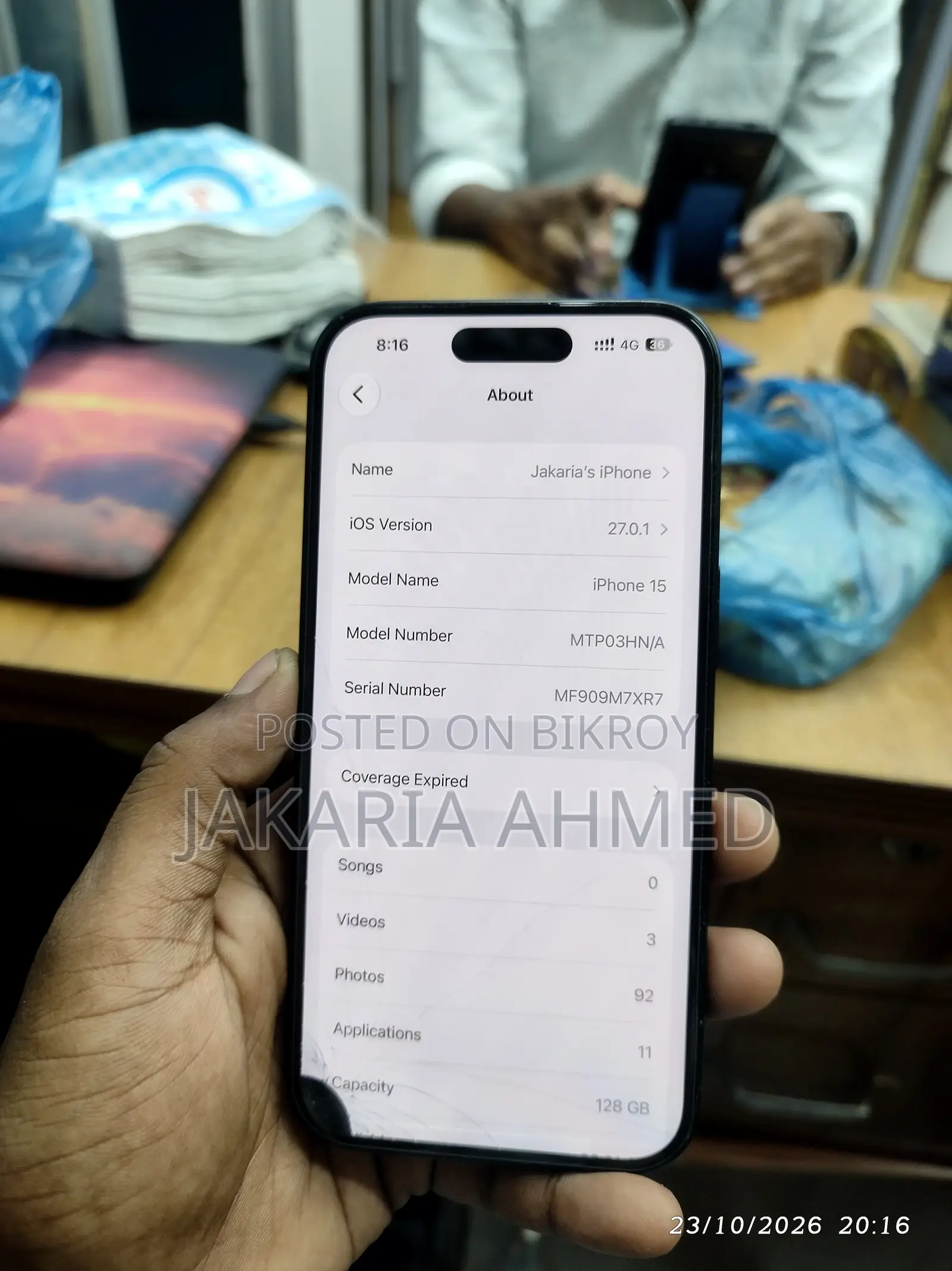Apple iPhone 15 128 GB Black