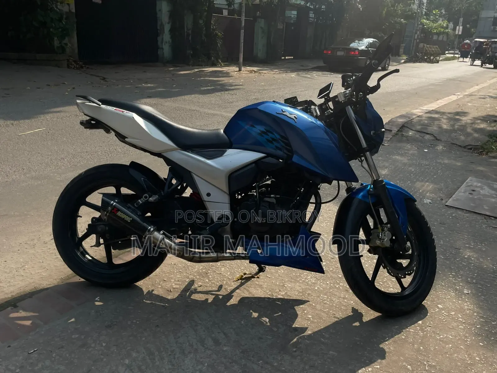 TVS Apache RTR 160 4V 2019 Blue