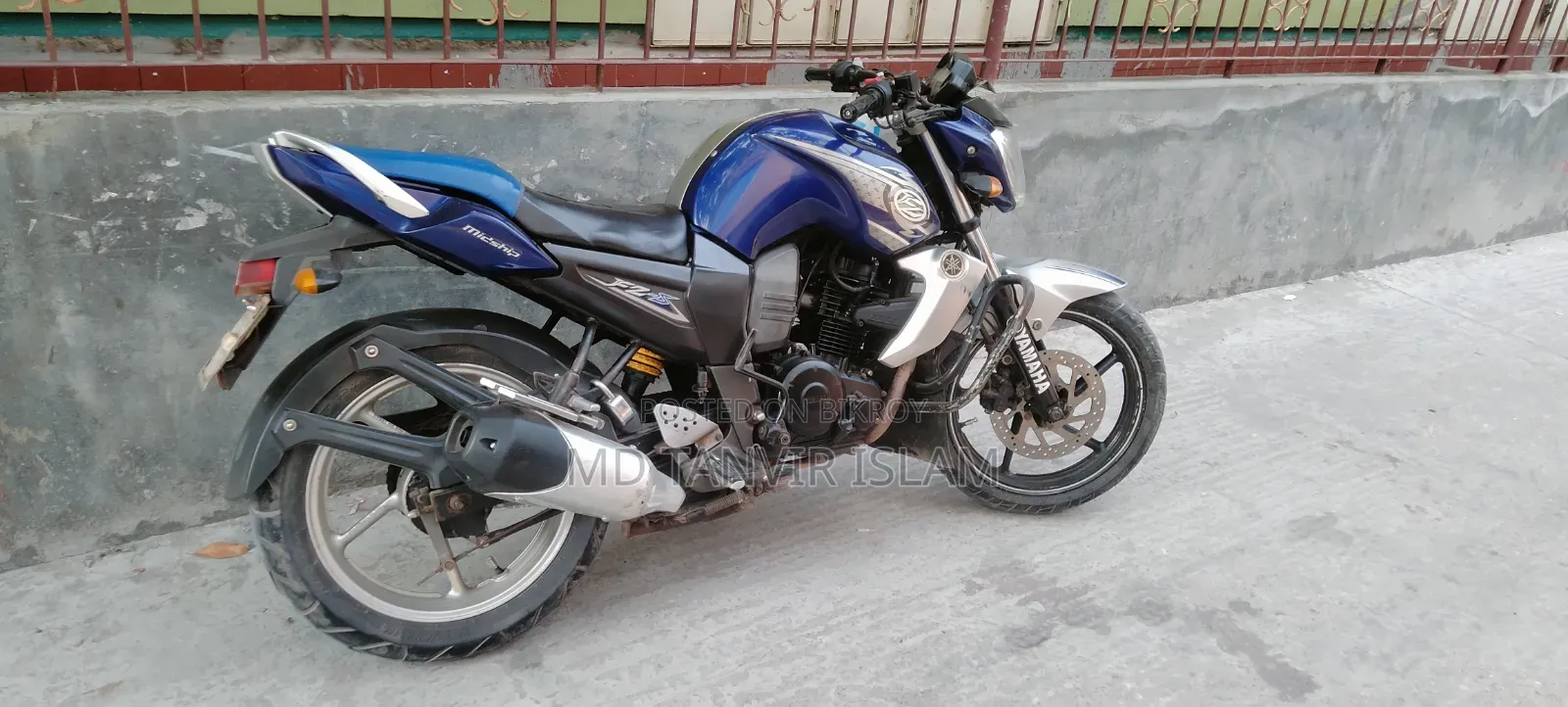 Yamaha FZ 2014 Blue
