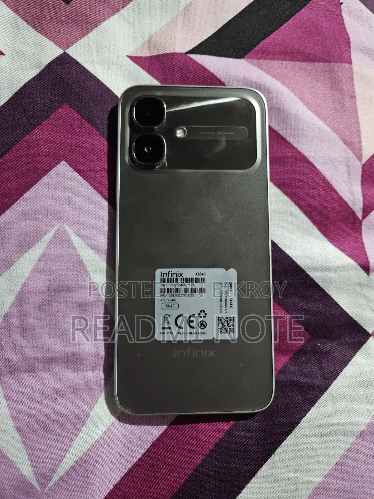 New Infinix Smart 20 64 GB Silver