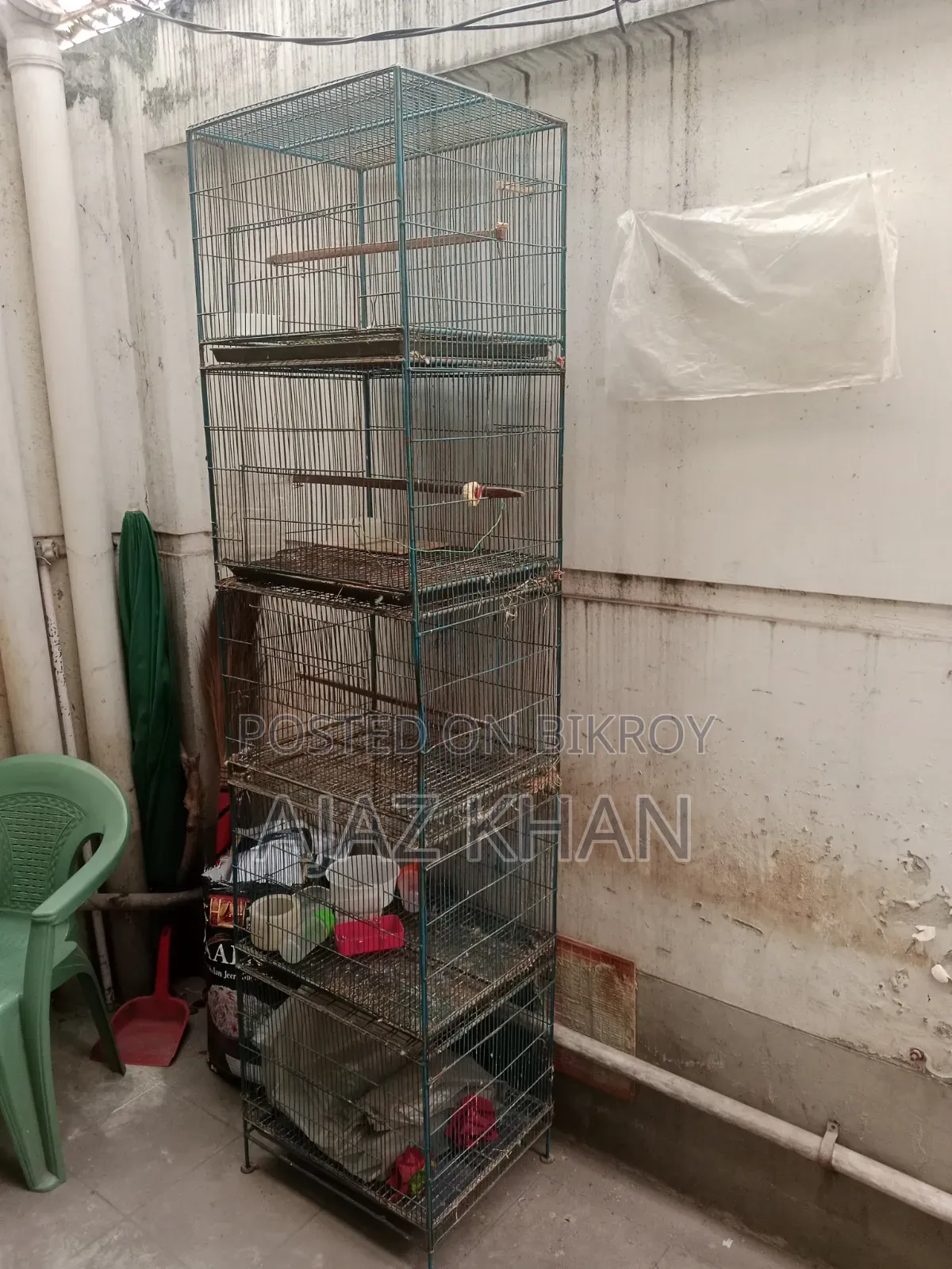 অনেক মজবুত টেকসই পাখির খাচা