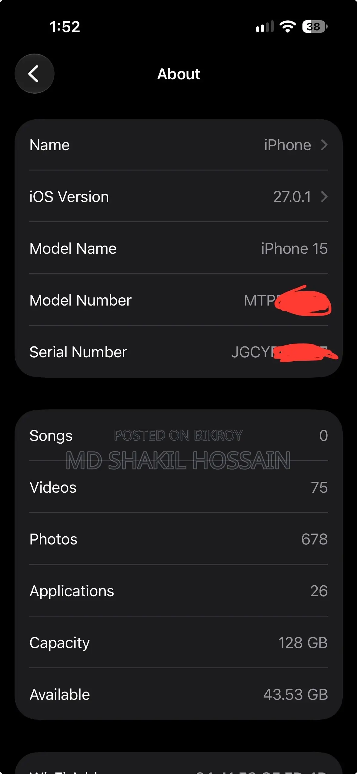Apple iPhone 15 128 GB Green