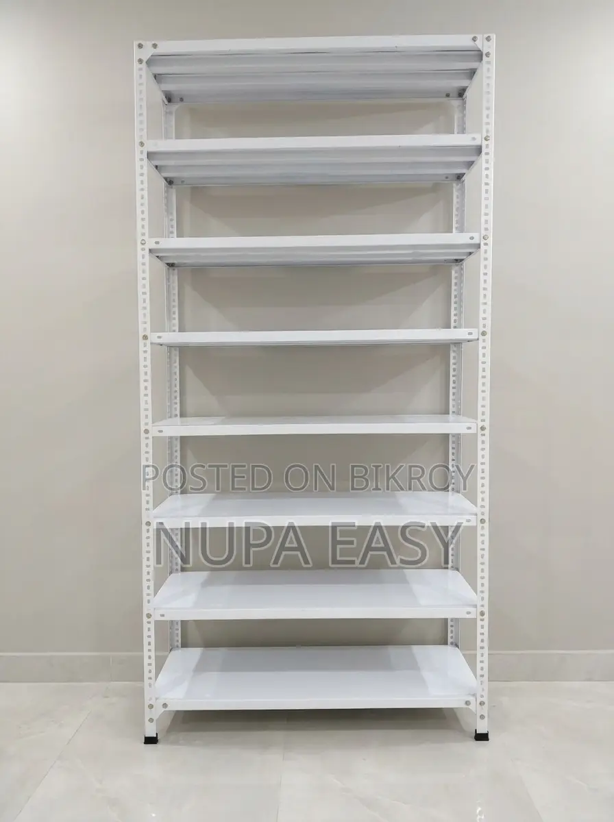 Heavy Duty Slotted Angle Rack / Industrial Storage & Display Shelf