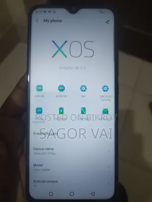 Infinix Hot 10 64 GB Blue