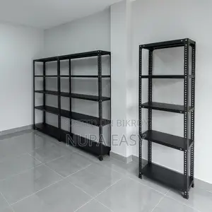 Heavy Duty Slotted Angle Rack / Commercial Storage & Display Shelf