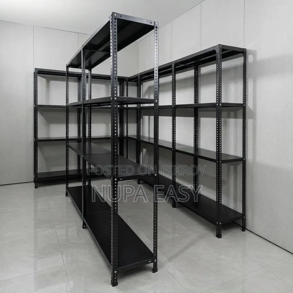 Heavy Duty Slotted Angle Rack / Warehouse & Showroom Storage Rack