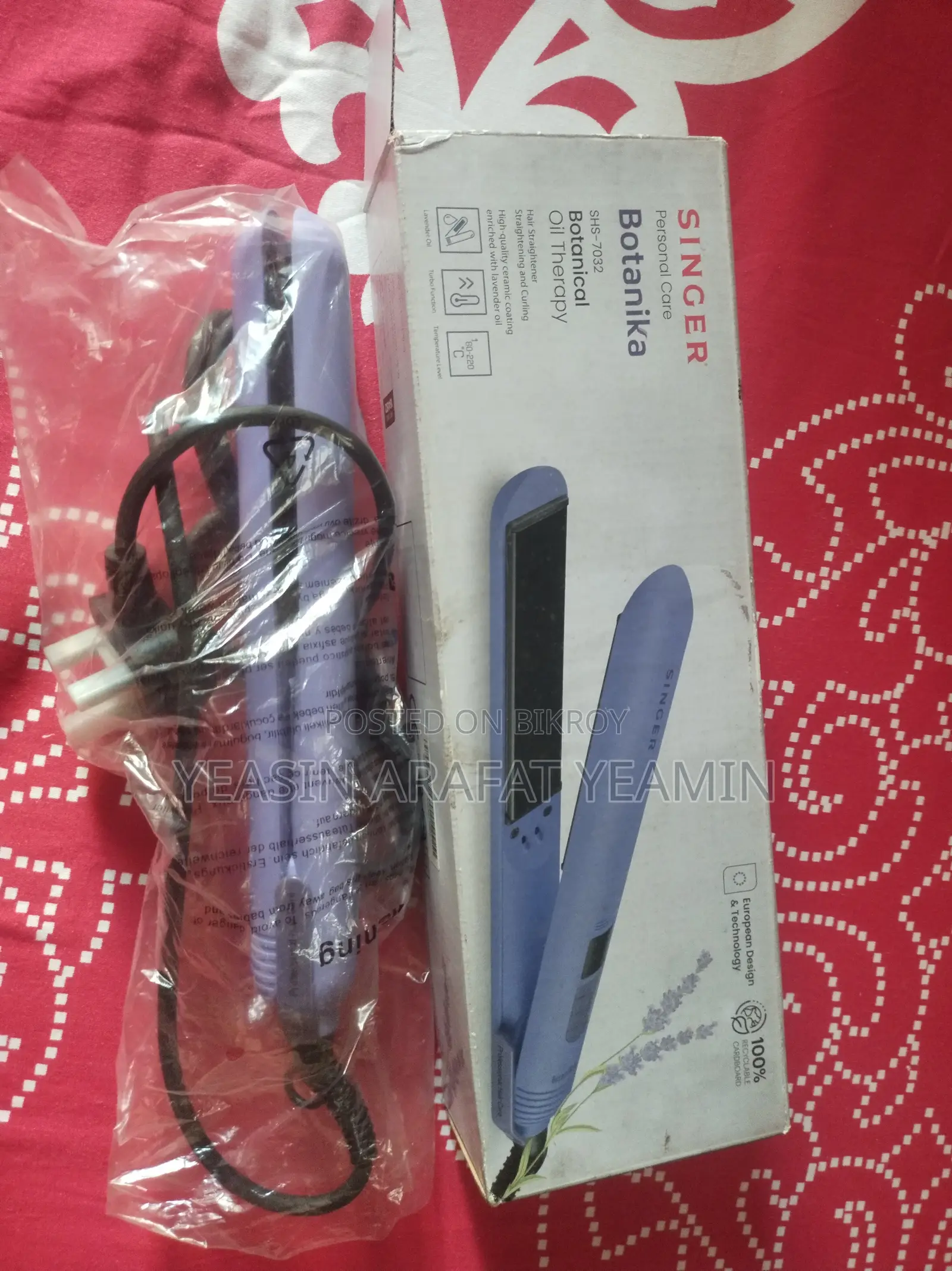 Brand New Hair Straightener Lagole Jogajog Korun