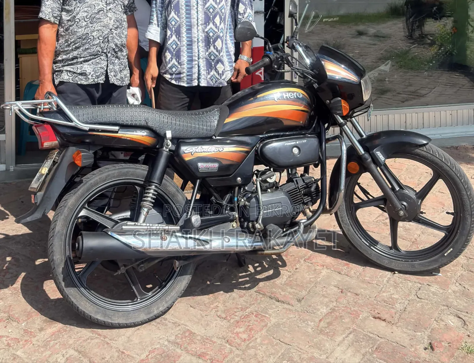 হিরো স্প্লেন্ডার প্লাস আইবিএস আই৩এস ২০২২ কালো