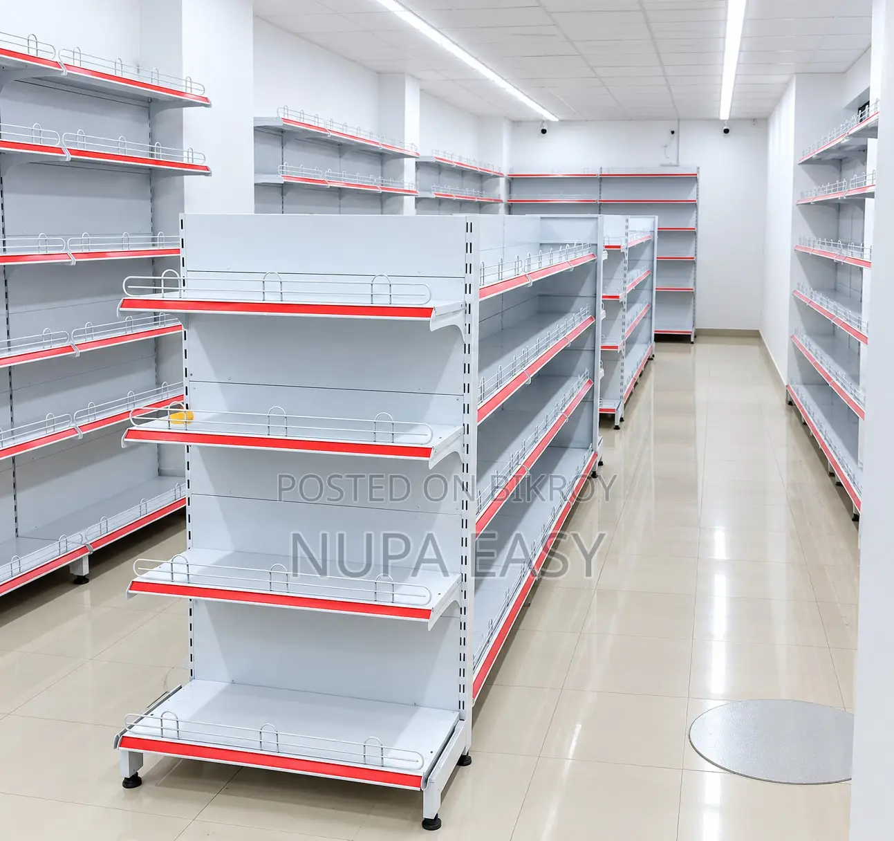 Supermarket End Gondola Rack / Departmental Store Display Shelf