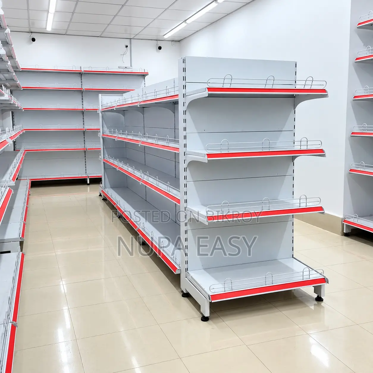 Supermarket End Gondola Rack / Departmental Store Display Shelf