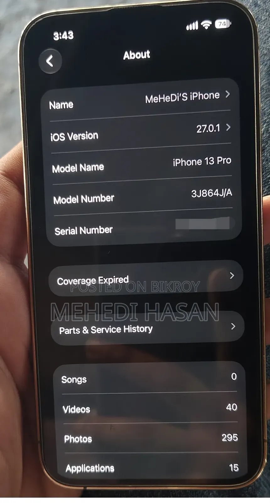 Apple iPhone 13 Pro 128 GB Gold