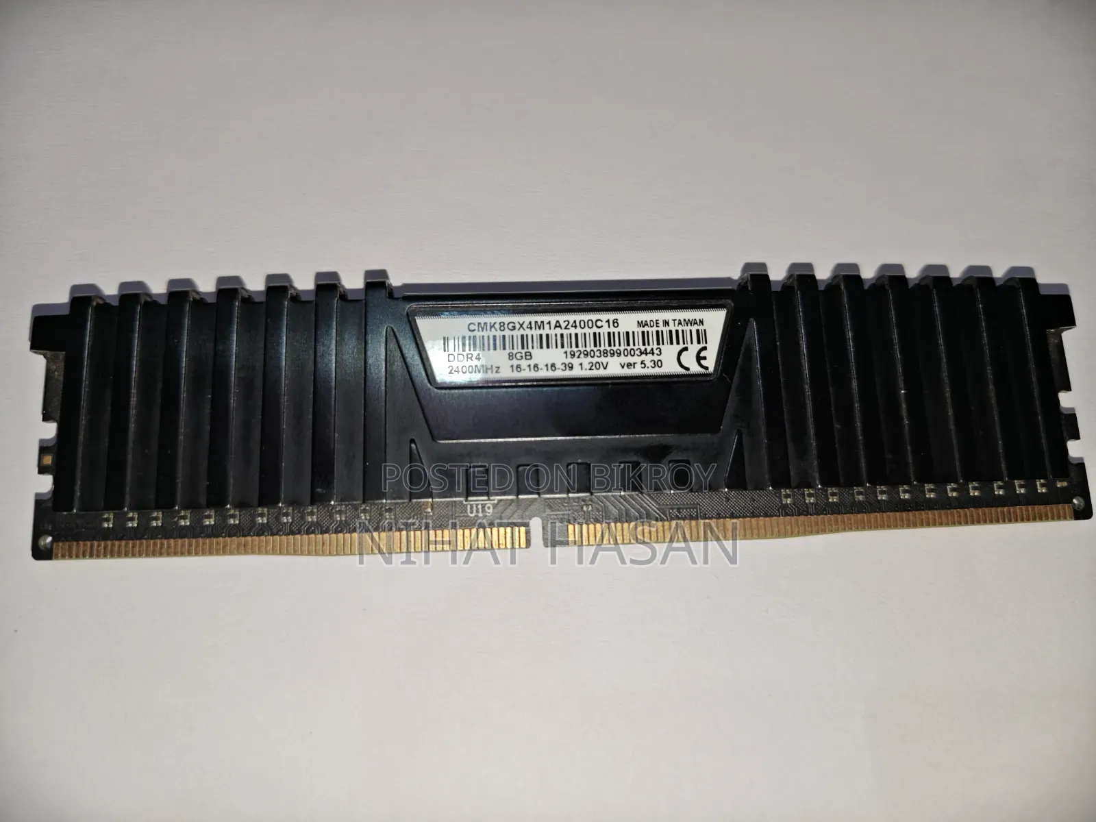 Corsair DDR4 8 GB 2400MHz RAM