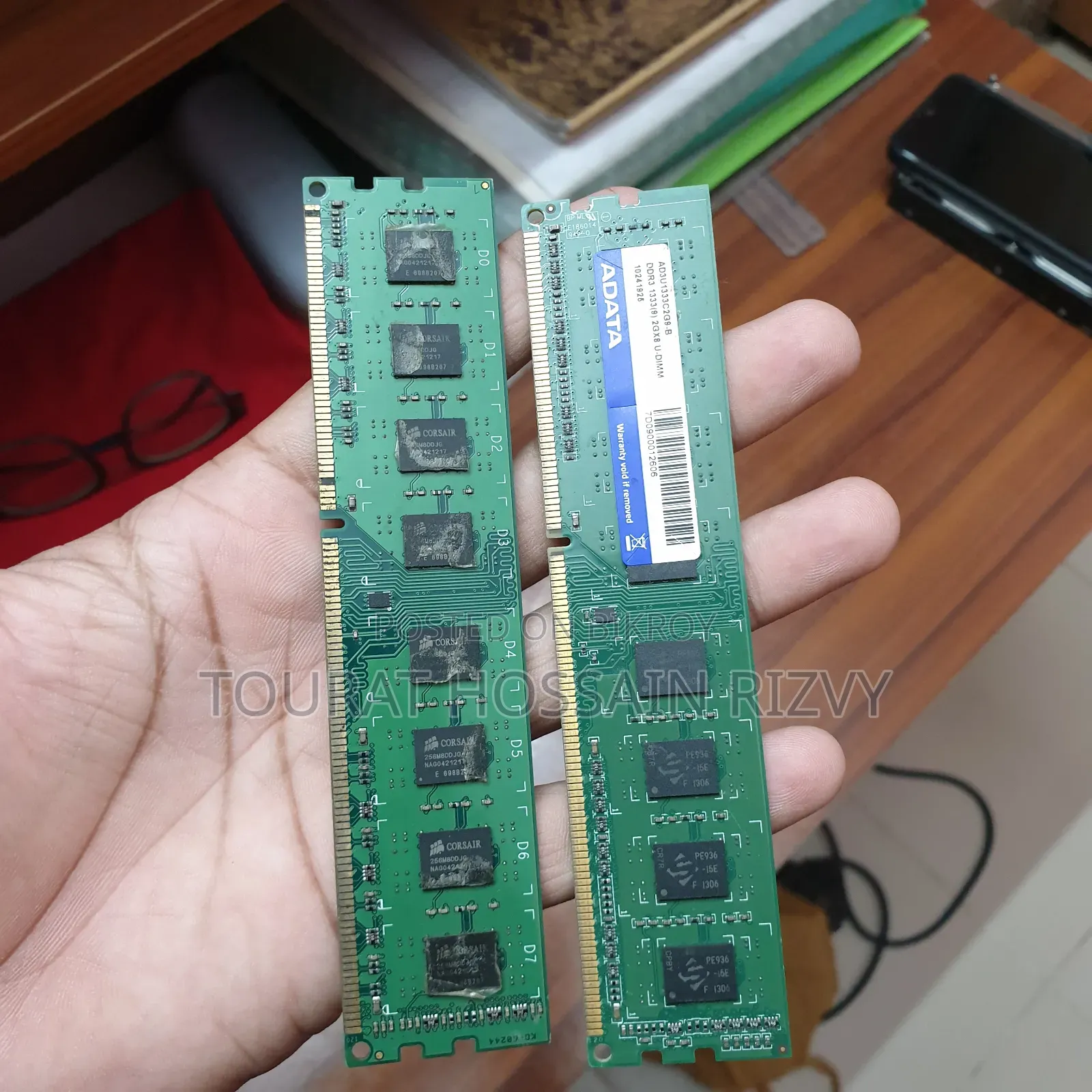 2+4 GB Ram Total 6GB DDR3 1333mhz