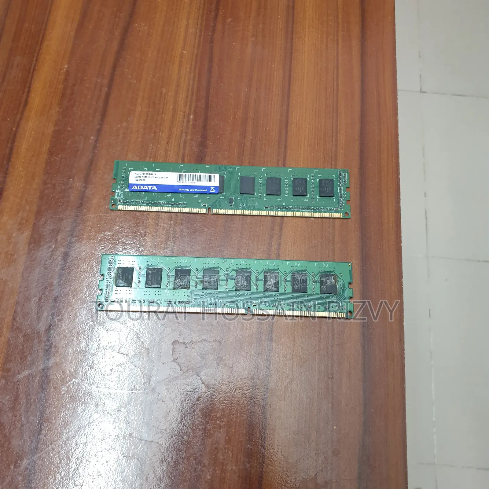2+4 GB Ram Total 6GB DDR3 1333mhz
