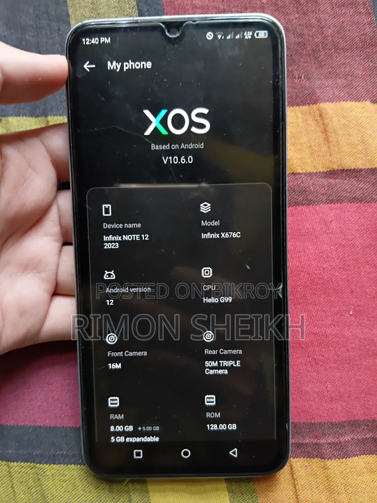 Infinix Note 12 (2023) 128 GB White
