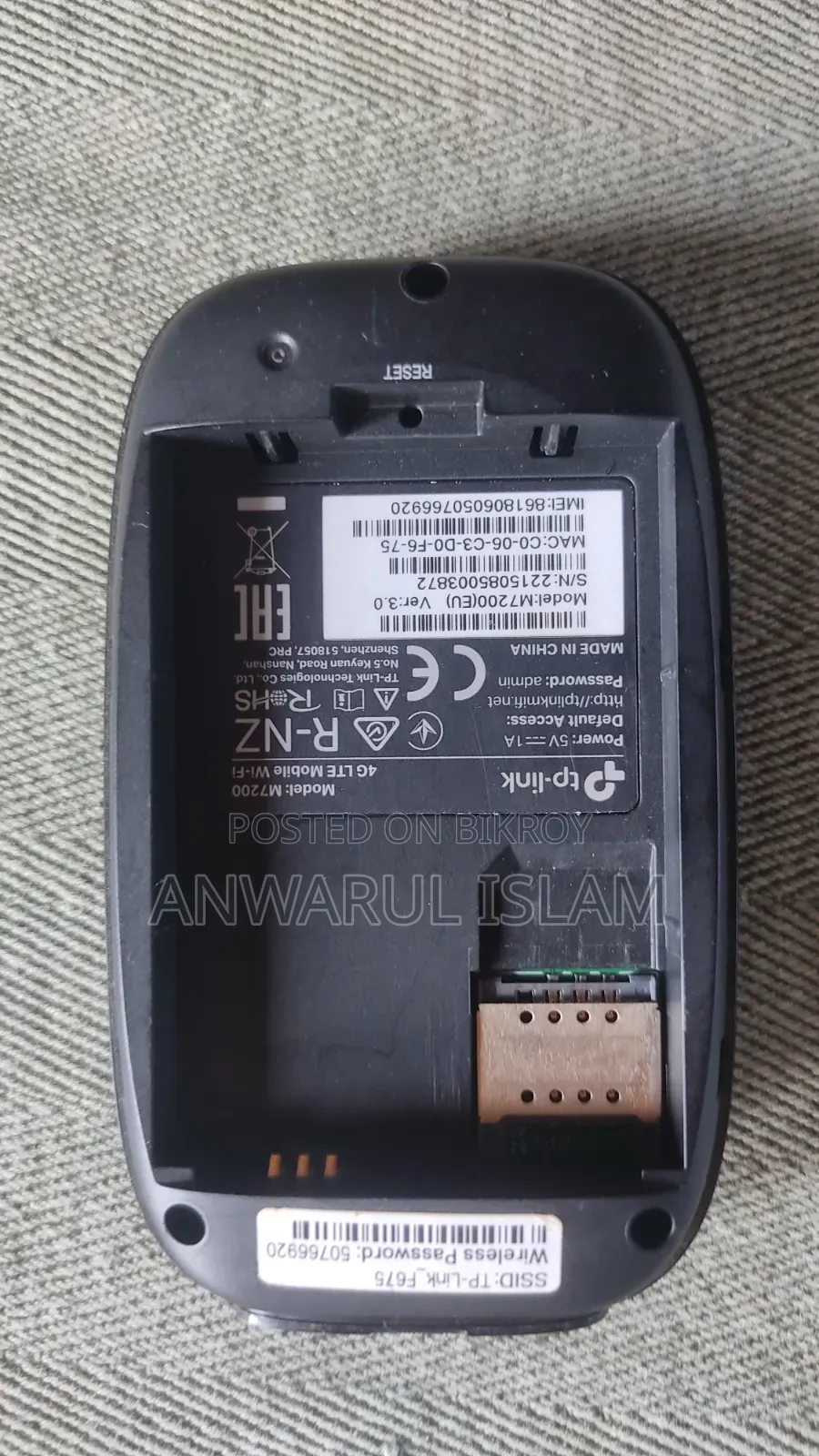 Pocket Router, TP-Link M7200