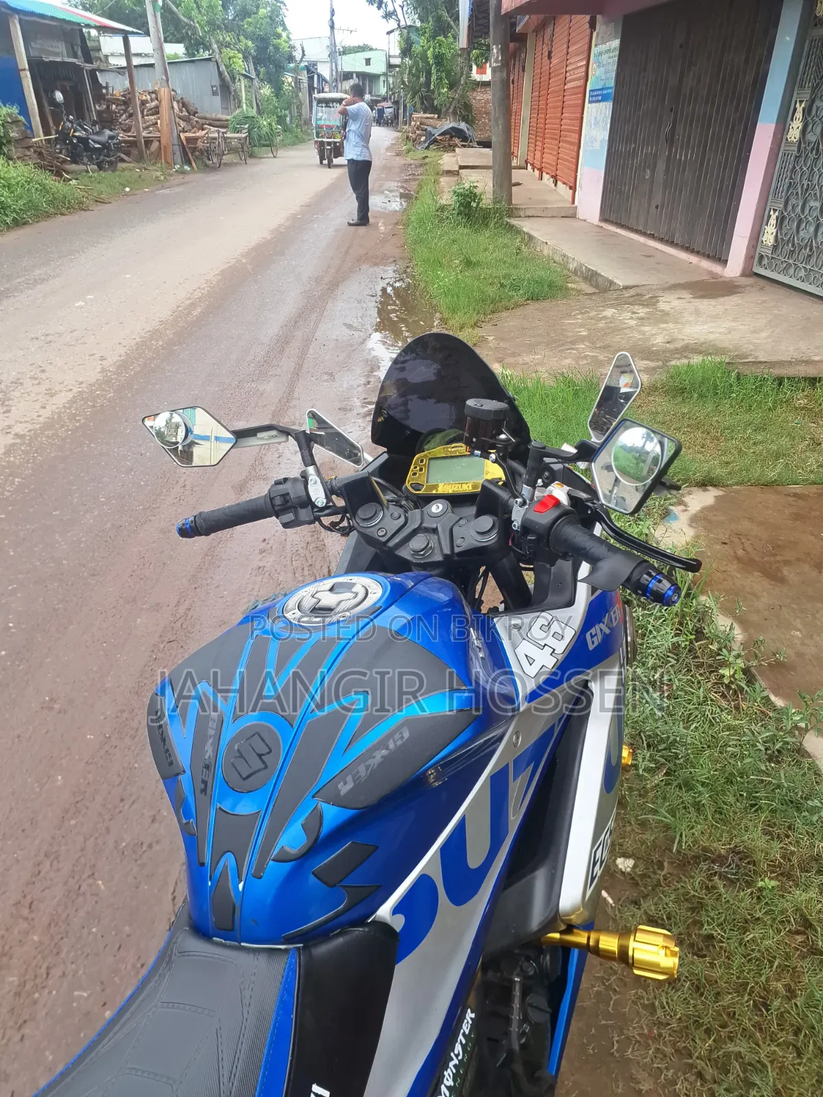 Blue 2022 Suzuki Gixxer SF