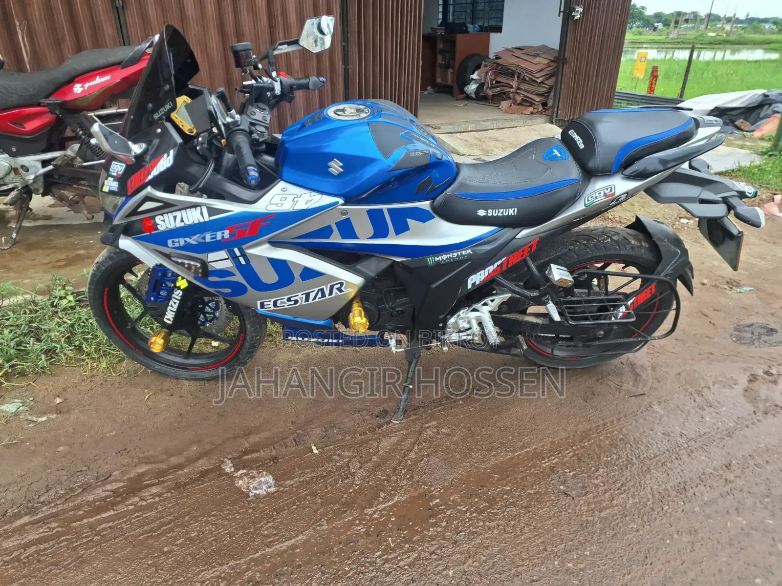 Blue 2022 Suzuki Gixxer SF