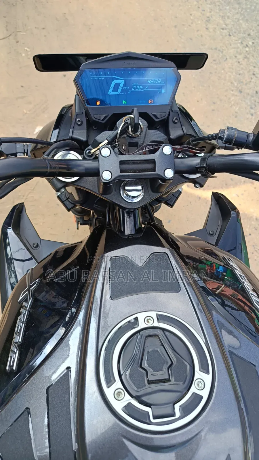 New Hero Xtreme 125R 2026 Black