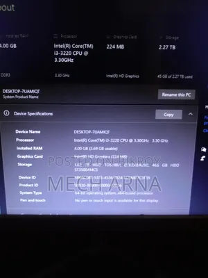 Desktop Computer 4GB Intel Core i3 HDD 2T