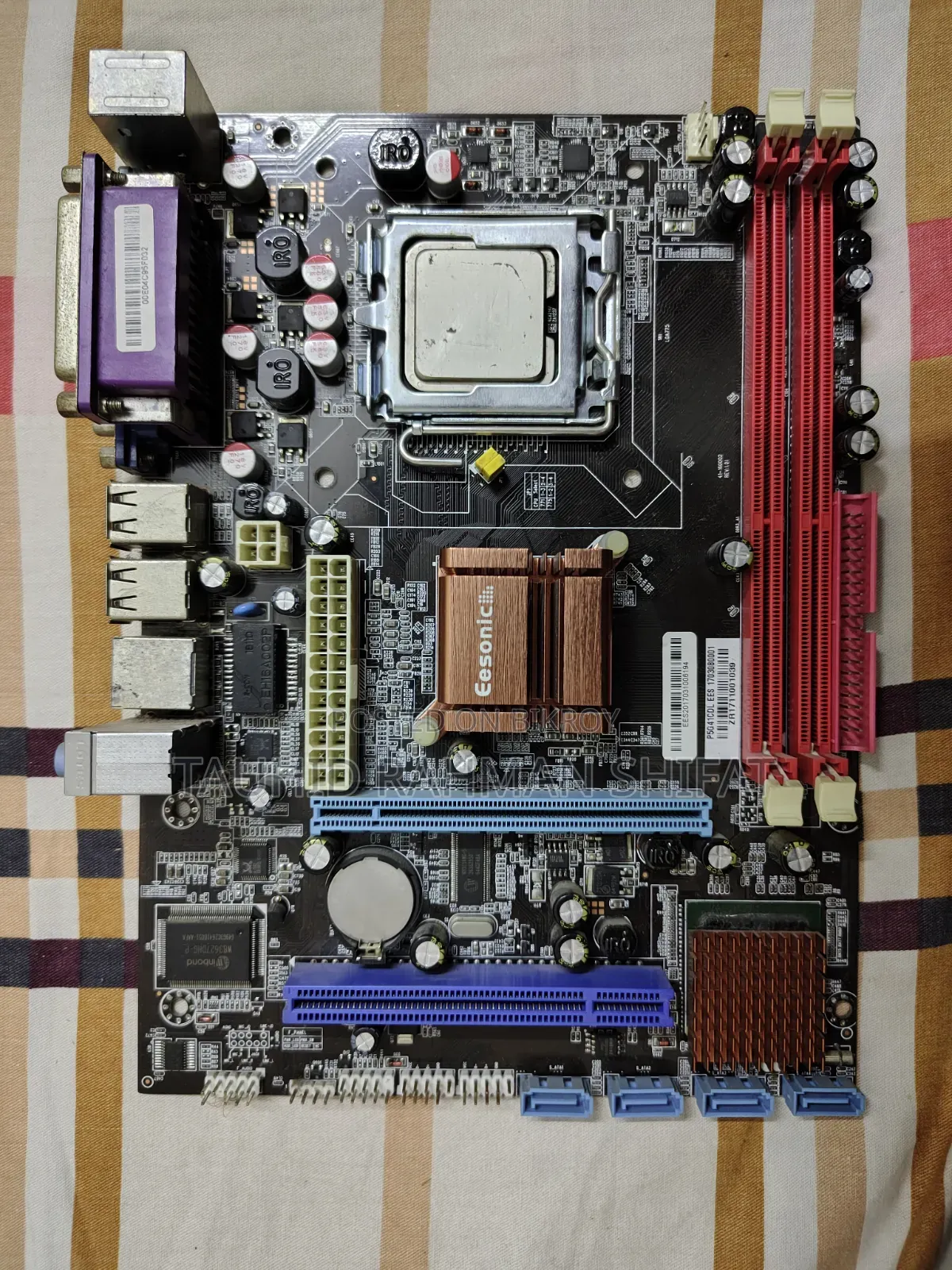 Esonic P5-G41cdl Motherboard, 1GB DDR3 Ram, Intel Dual Core Pentium