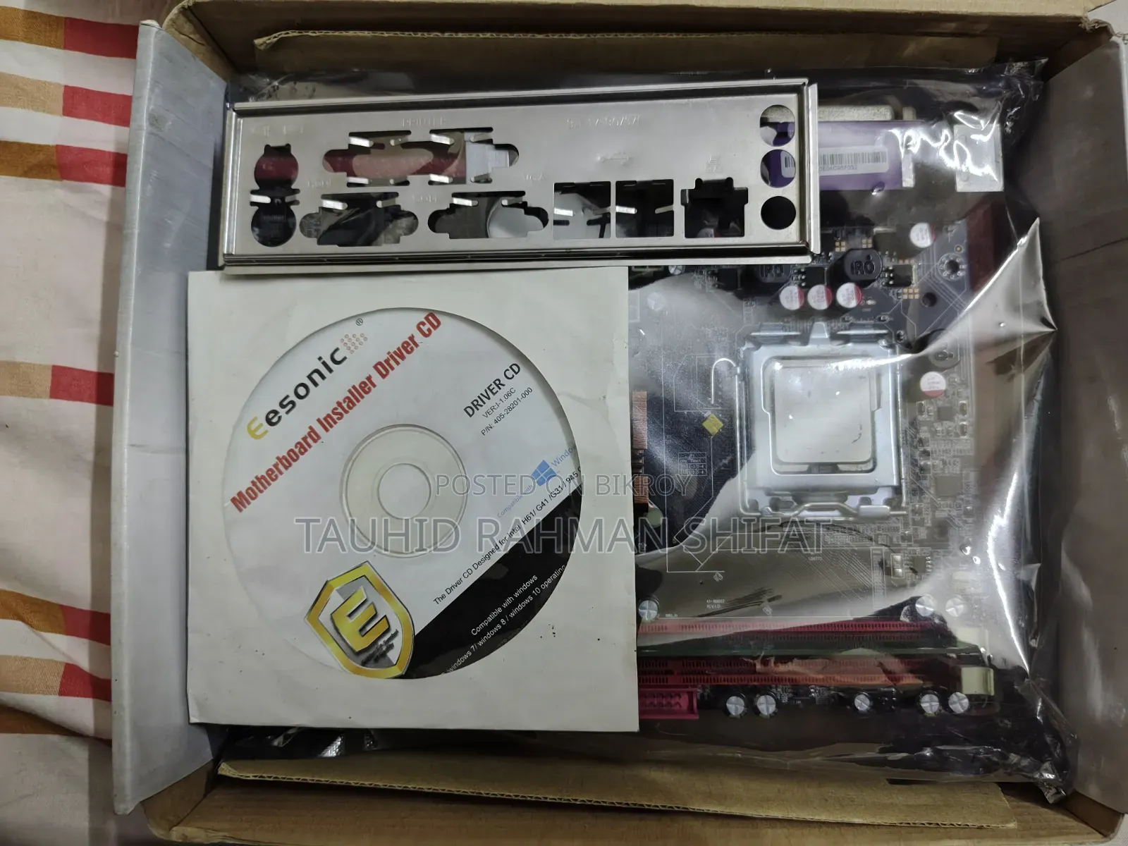 Esonic P5-G41cdl Motherboard, 1GB DDR3 Ram, Intel Dual Core Pentium