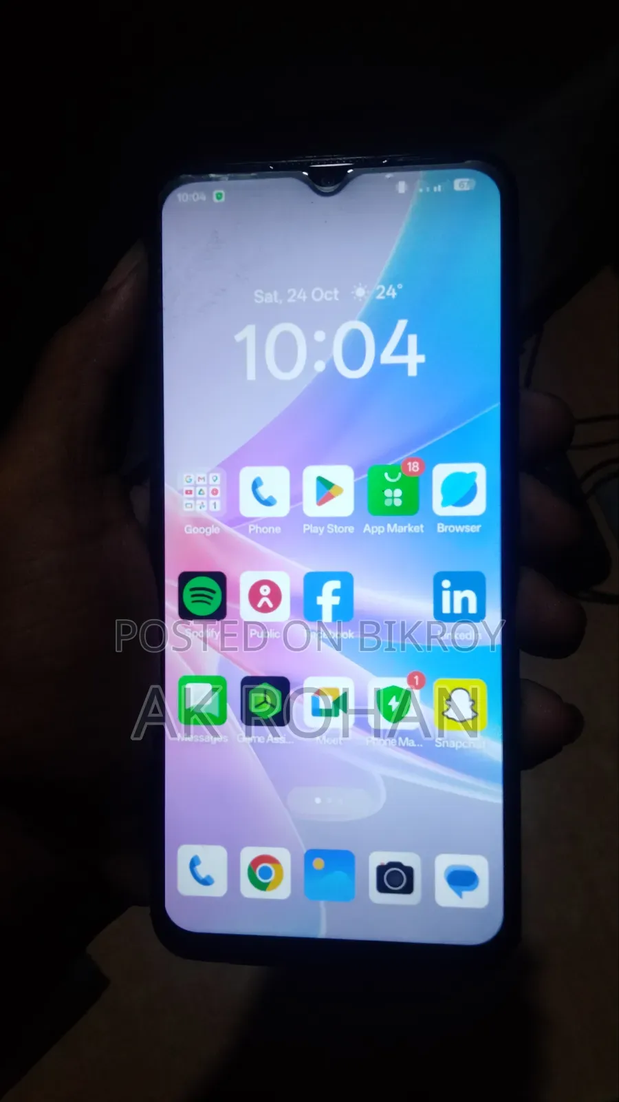 New Oppo A78 5G 128 GB Black